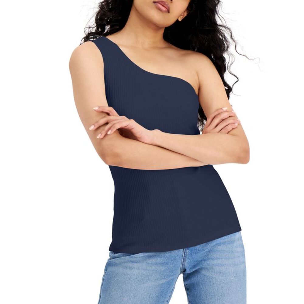 INC International Concepts One Shoulder Tank Top